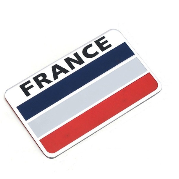 Frankrigs flag bilklistermærke 2