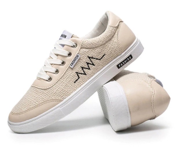 Freizeit-Sneaker für Herren beige 41