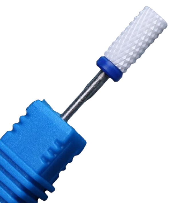 Fresa de cerâmica para manicure cilindro T826 azul