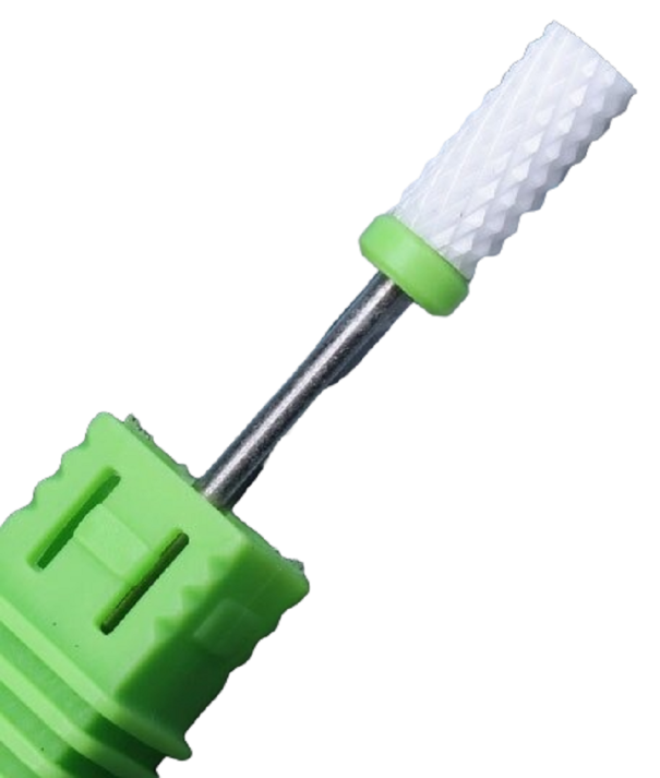 Fresa de cerâmica para manicure cilindro T826 verde