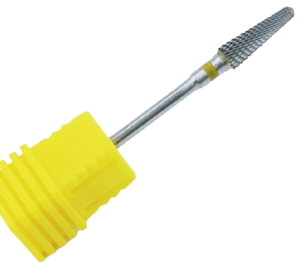 Fresa de diamante para manicure cone T820 amarelo