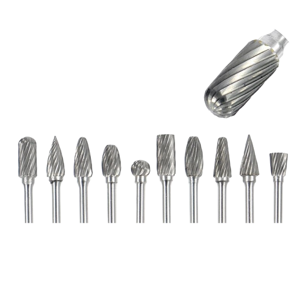 Fresas rotativas de metal duro 10 pcs 1