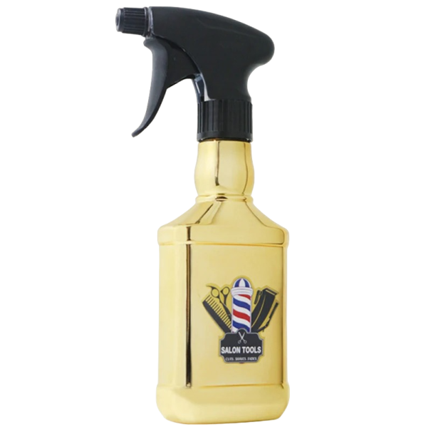 Friseurwassersprüher 300 ml 23,5 x 7,5 x 3,5 cm Friseurzubehör golden