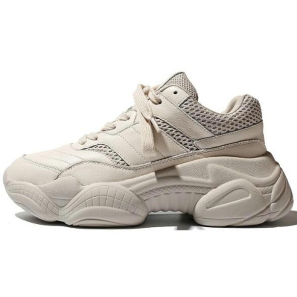 Frühlings-/Herbst-Sneaker für Damen creme 36