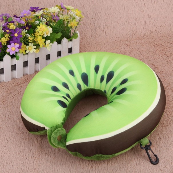 Fruit-Shaped Neck Pillow - 4 Varieties kiwi