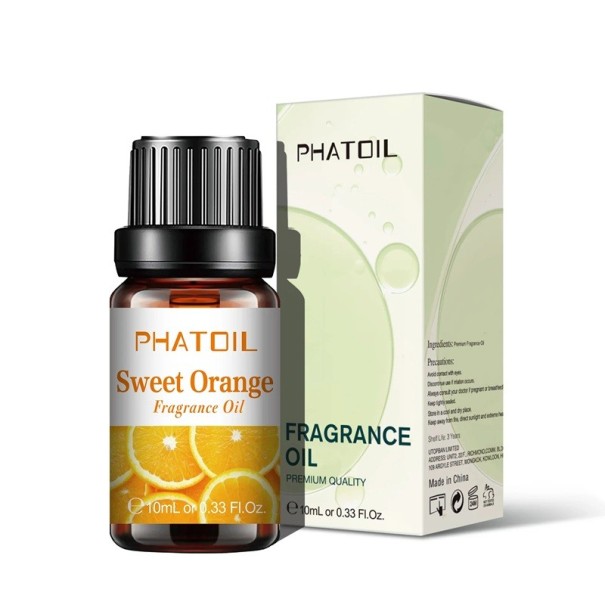 Fruktig doftolja 10 ml söt essens för spridare för ljus och tvåltillverkning Aromaterapi eterisk olja Naturlig doft för hemmabruk SweetOrange
