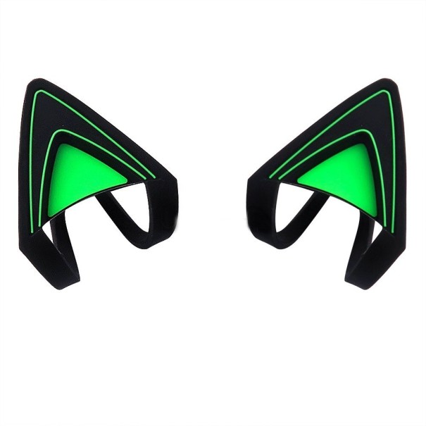 Fülek Razer Kraken Pro V2 fejhallgatóhoz zöld