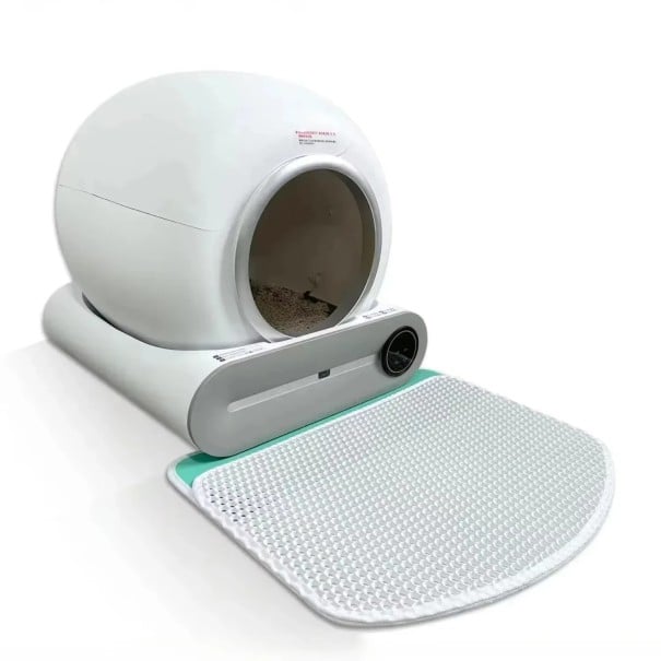Fully Automatic Smart Cat Litter Box Self-Cleaning 480 x 516 x 505 mm WiFi PP PS White for Indoor Cats 1