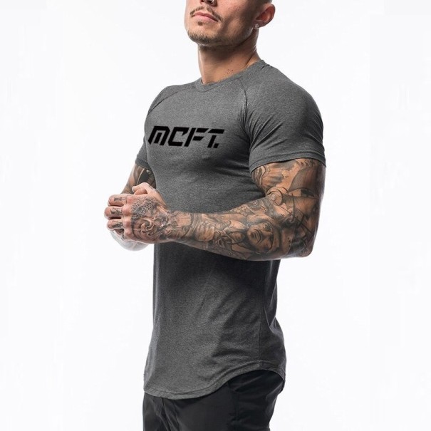Functioneel T-shirt voor heren F1779 grijs M