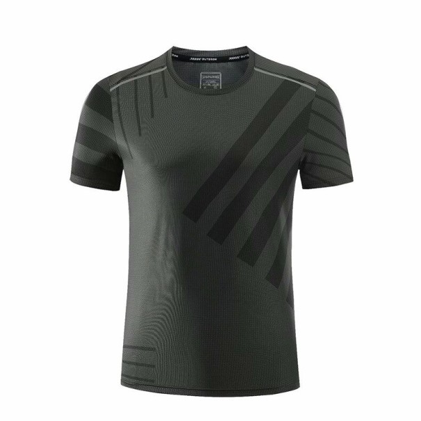 Functioneel T-shirt voor heren F1801 donkergroen M