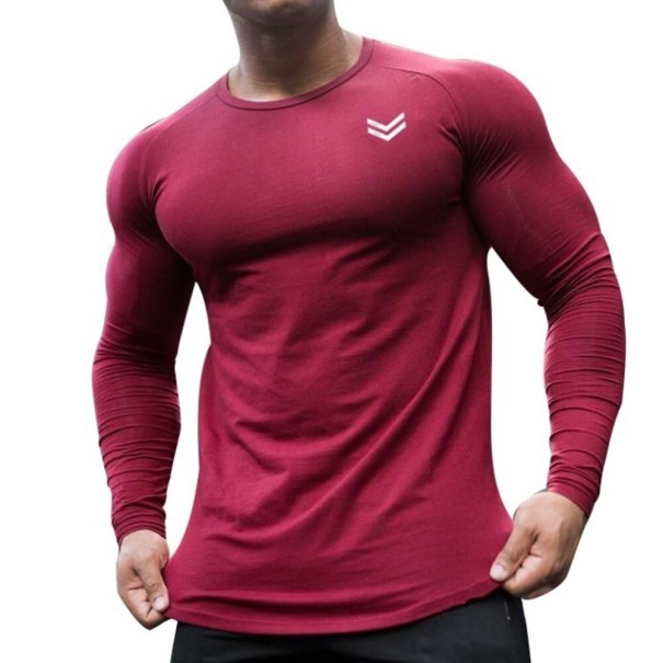 Functioneel T-shirt voor heren F1802 rood M
