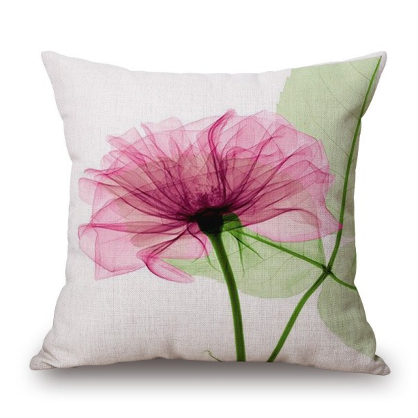 Funda de almohada con flores 9