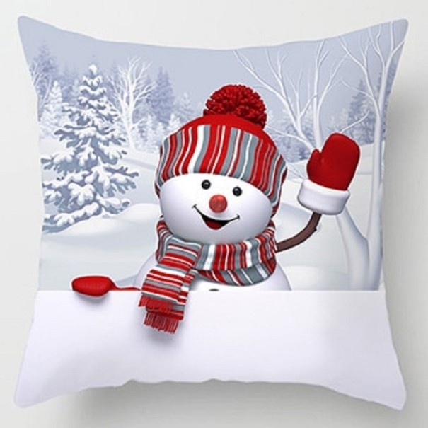Funda de almohada de muñeco de nieve 7
