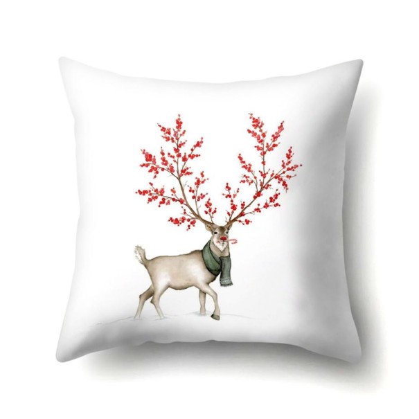 Funda de almohada navideña 19