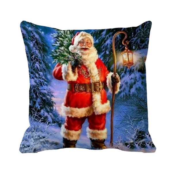 Funda de almohada navideña de Papá Noel 3