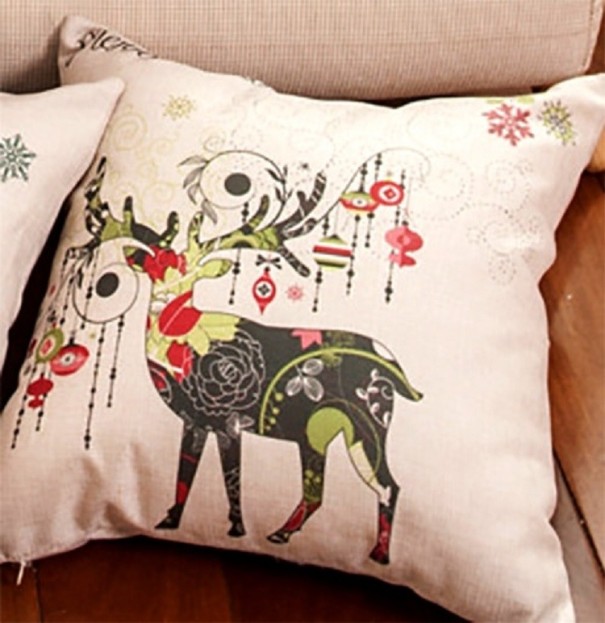 Funda de almohada navideña Navidad 8