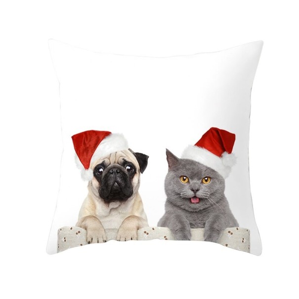 Funda de almohada navideña Perro 5