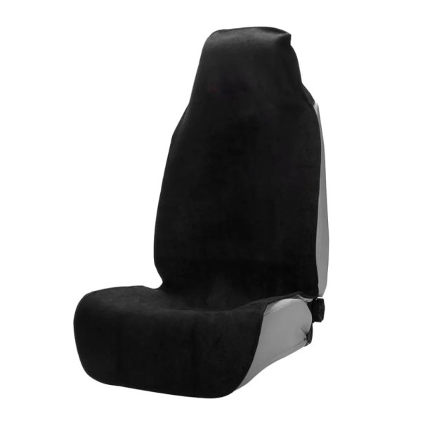 Funda de asiento de coche impermeable contra el sudor Protección del asiento después de hacer deporte Funda universal contra olores y pelos negro