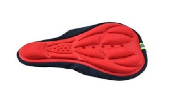 Funda de gel para sillín de bicicleta rojo