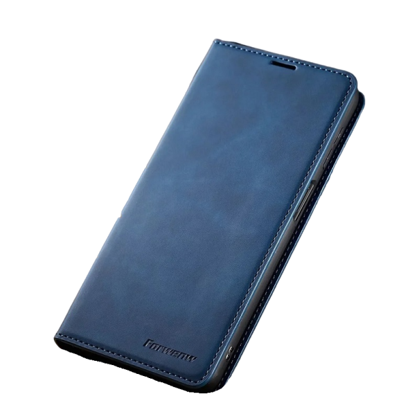 Funda de piel tipo libro para Samsung Galaxy S8 azul