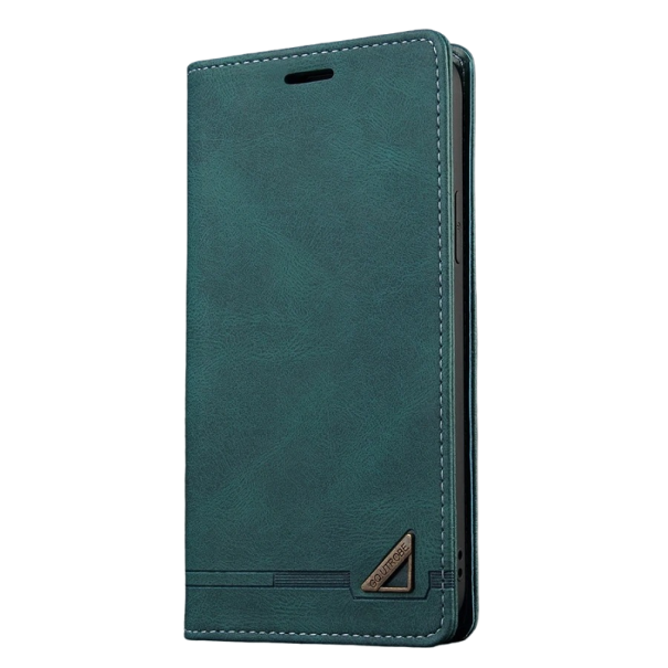 Funda de piel tipo libro para Xiaomi Redmi 10C verde