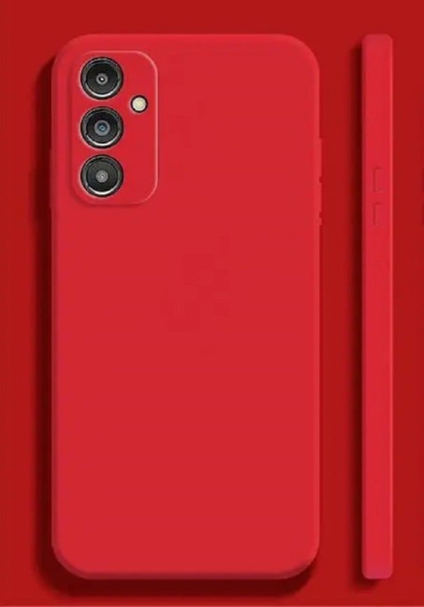 Funda de silicona para Samsung A14 5G rojo