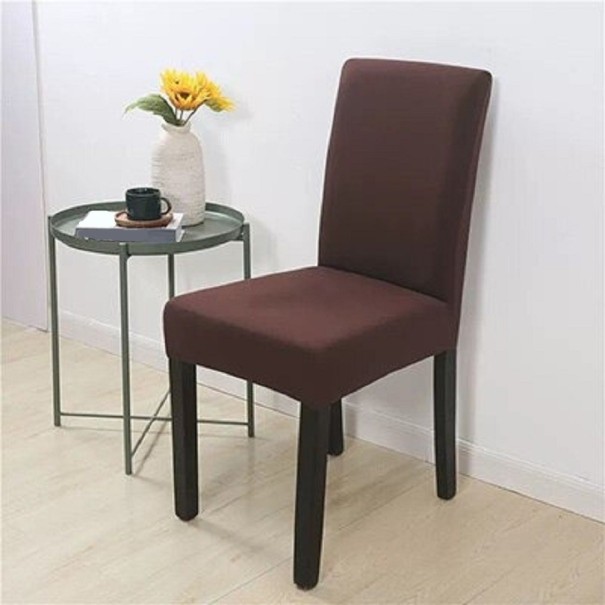 Funda de silla E2299 marrón oscuro