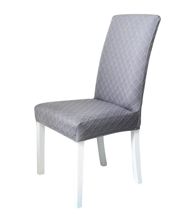 Funda de silla E2330 gris 4 uds.