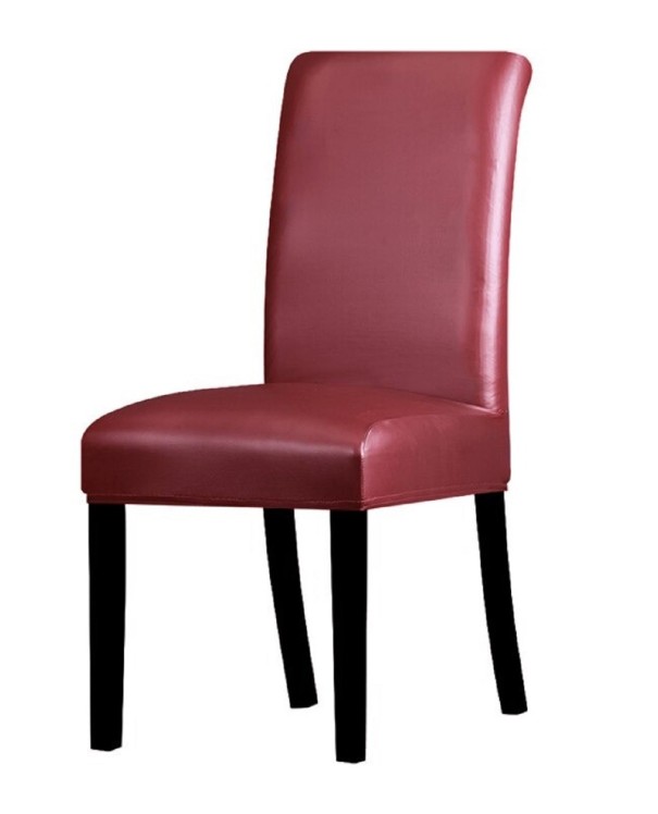 Funda de silla E2346 rojo oscuro