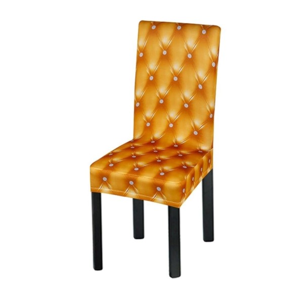 Funda de silla E2352 amarillo oscuro