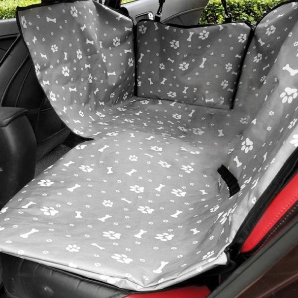 Funda para asiento trasero de coche para perro 6 Funda para asiento trasero de coche para perro 6