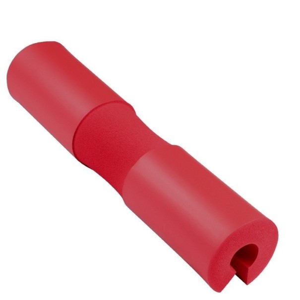 Funda para barra de levantamiento de pesas rojo