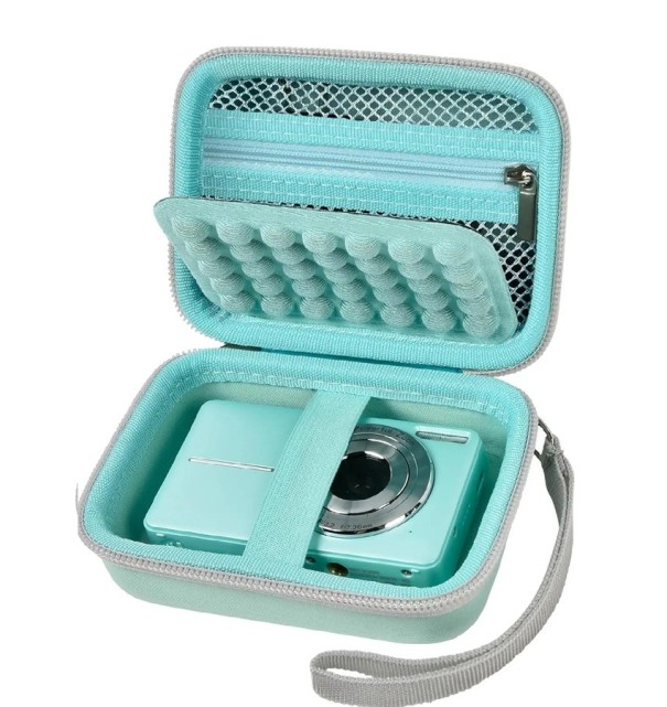 Funda para cámara digital 12 x 9 x 6 cm para CAMKORY Kodak Pixpro VAHOIALD Sony DSCW800 830 Canon Funda protectora verde