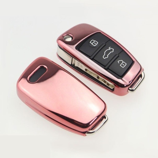 Funda para llave de Audi rosa