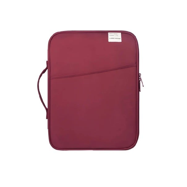 Funda para tablet de 9-13 pulgadas Funda protectora con asa Funda universal para transportar tablet Resistente funda de viaje burdeos