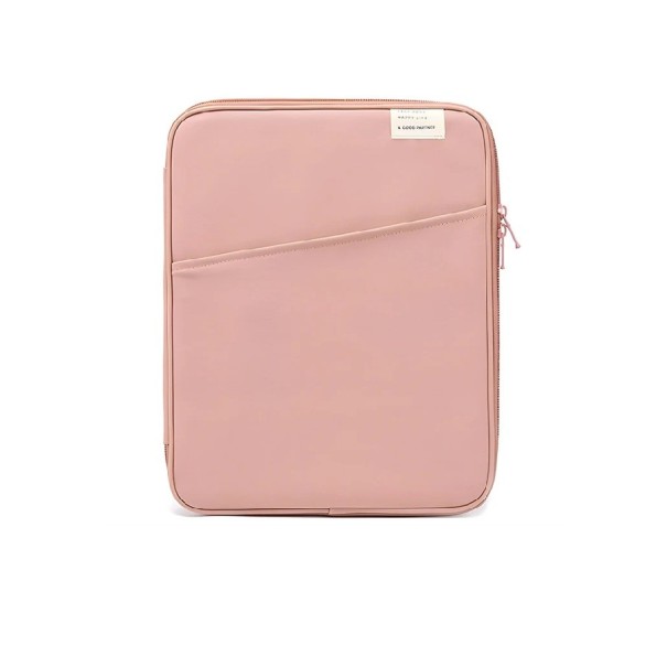 Funda para tablet de hasta 11 pulgadas Funda protectora para transportar tablet Resistente funda de viaje Funda universal para un almacenamiento y uso seguro del tablet rosa