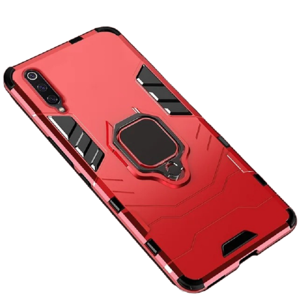 Funda protectora con imán y soporte para Samsung Galaxy S8 Plus rojo