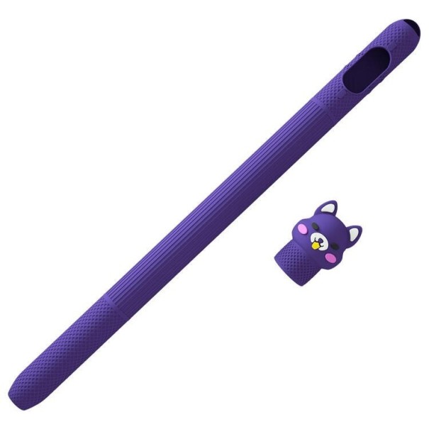 Funda protectora de silicona para Apple Pencil 1 morado