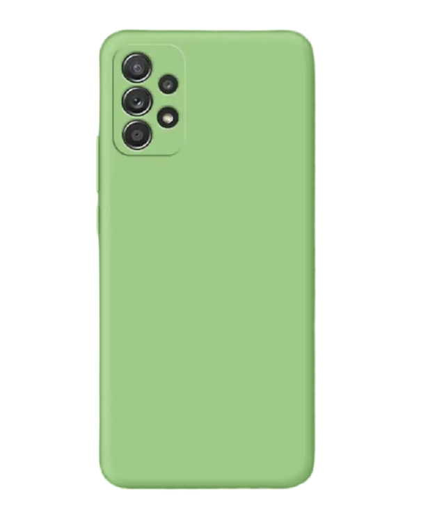 Funda protectora de silicona para Samsung A34 verde claro