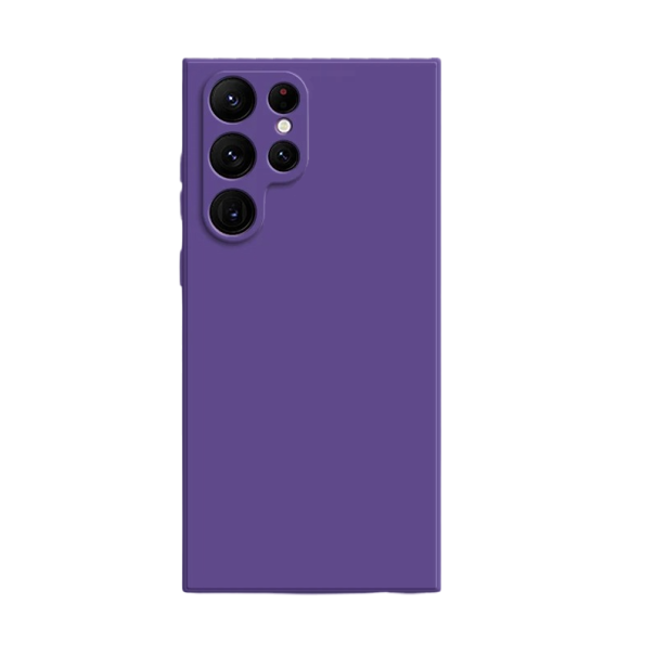 Funda protectora de silicona para Samsung S22 Ultra B2058 morado
