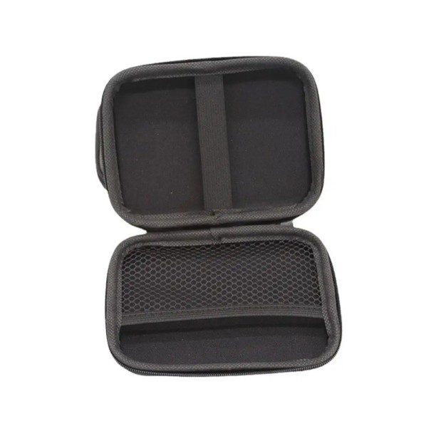 Funda protectora para consola portátil Carcasa dura EVA con red interior 15 x 11 x 4,5 cm Negra Con cremallera y goma de sujeción Para viajes 1