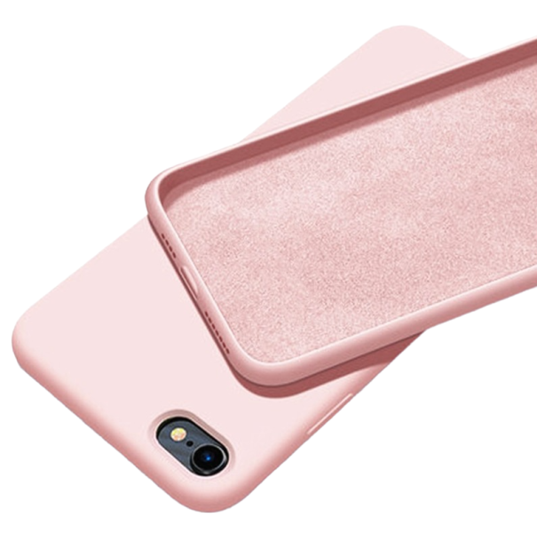 Funda protectora para iPhone 14 rosa