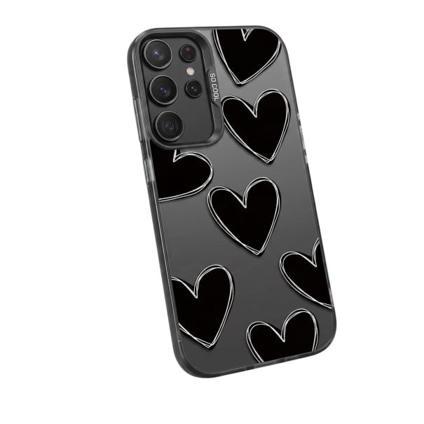 Funda rígida para Samsung Galaxy S24 Ultra con patrón Material PC y TPU Carcasa trasera de policarbonato Funda protectora para móvil 2