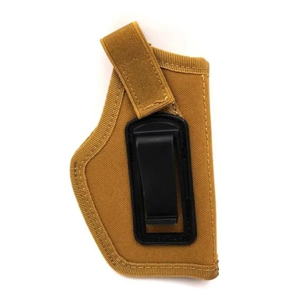Funda táctica para pistola Colores neutros Funda universal para cinturón de pistola Funda duradera para uso con la mano derecha e izquierda Transporte oculto caqui