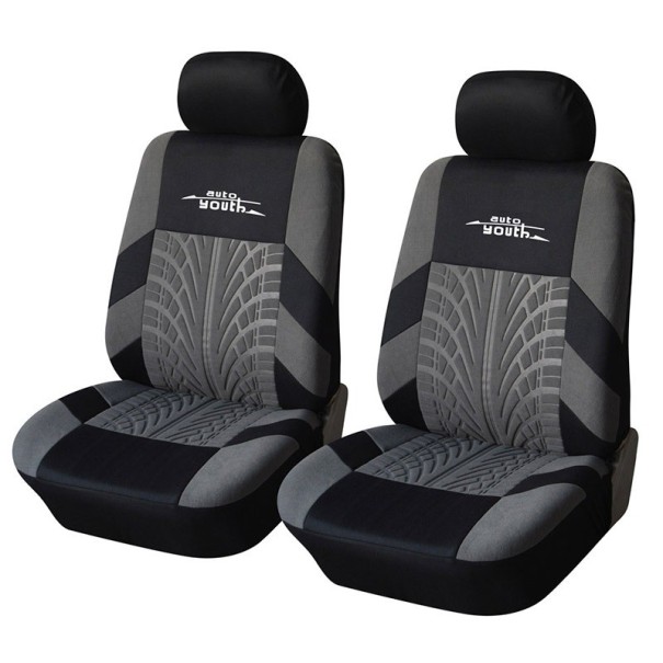 Fundas para asientos delanteros de coche gris