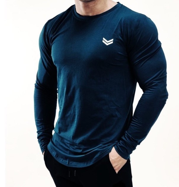 Funktionell T-shirt herr F1802 mörkblå L