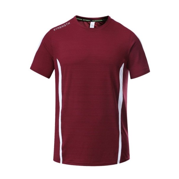 Funktionell T-shirt herr F1803 vinröd L