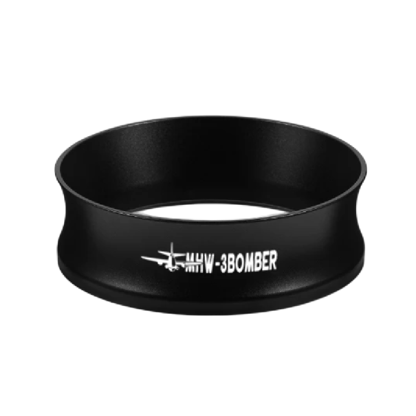 Funnel de dozare 58 mm pentru portafiltru din aliaj de aluminiu Înălțime 2 cm Dozare precisă a cafelei Accesorii pentru barista Espresso 1