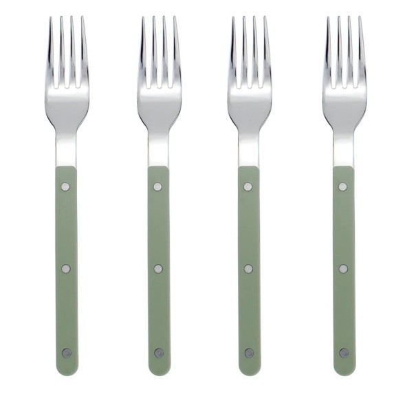 Furculiță de masă Set de tacâmuri design Furculițe de masă moderne cu mâner ergonomic Vase de bucătărie elegante pentru acasă verde