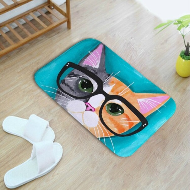 Fürdőszoba szőnyeg macskával 1